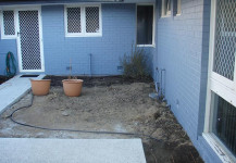 Decking Before